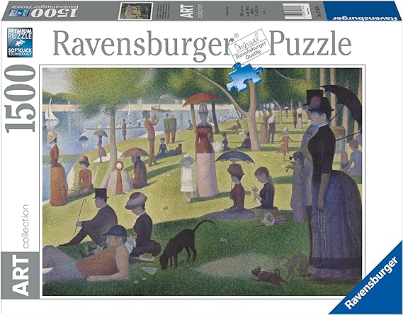 Ravensburger Art Collection Seurat A Sunday Afternoon On The Island Of La Grande Jatte 1500 Puzzle image 0